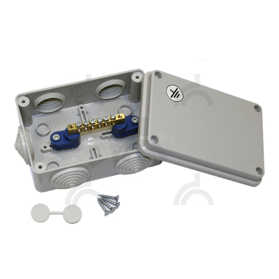 Коробка уравнивания потенциалов для о/п 120х80х50мм, 6 подключений