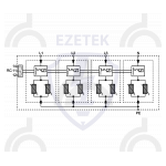 УЗИП EZ 2B 50/150 (4+0)