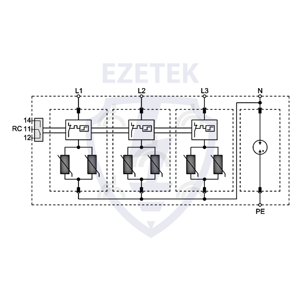 УЗИП EZ 2B 50/275 (3+1)