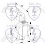 УЗИП ETK 40/255 (Сменный модуль)