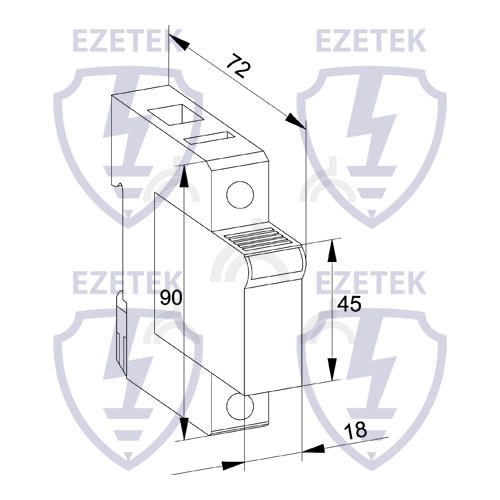 УЗИП ETK 40/255 (Сменный модуль)