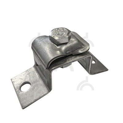 Держатель круглого проводника 8-10 мм на водосточной трубе, оцинк.