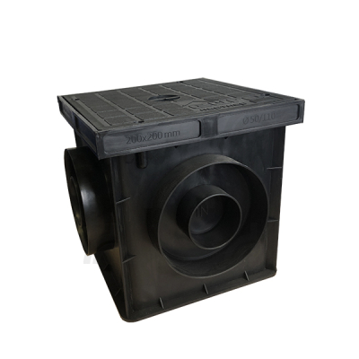 Колодец заземления (смотровой) контрольно-измерительный 200х200х200 мм, пластик