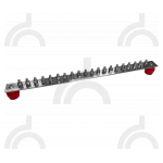 ГЗШ 20 подключений 600х40х4 мм, оцинк.