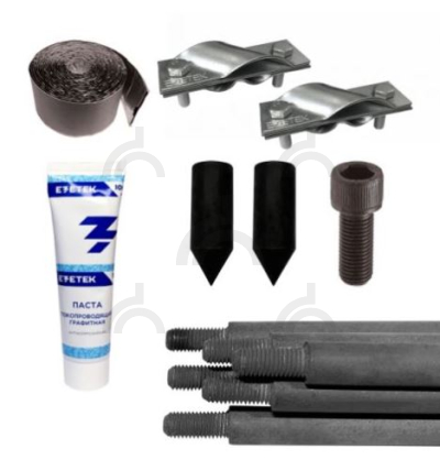 Комплект заземления безмуфтовый ZN – 9 (9 метров, 20 мм, 6 х 1500 мм)