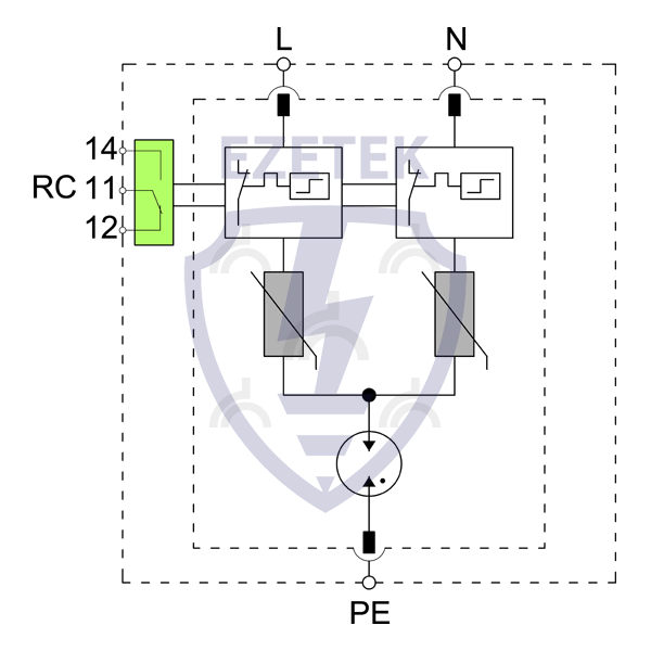 УЗИП EZ DMG 10/320 (2+0)