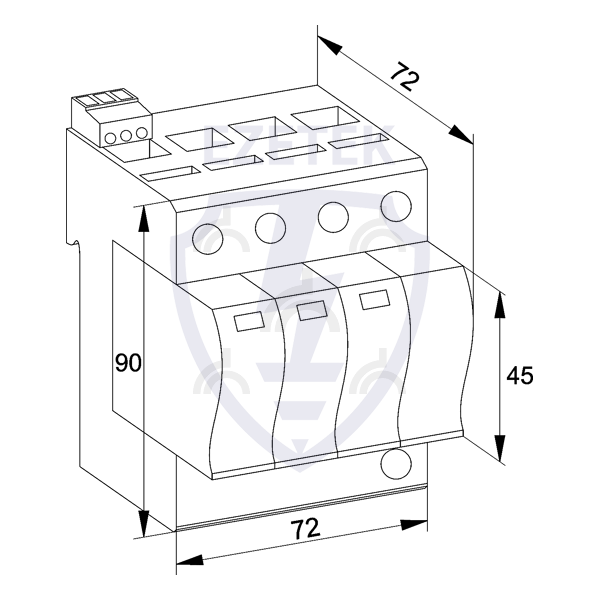 УЗИП EZ 2B 50/275 (3+1)