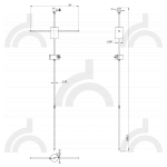 Заземлитель для передвижных электроустановок оцинкованный (1 х 1.5 м)