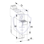 УЗИП EZ C 40/440 TC (Сменный модуль)
