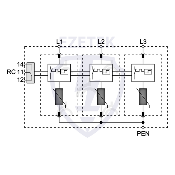 УЗИП EZ C 120/320 (3+0)