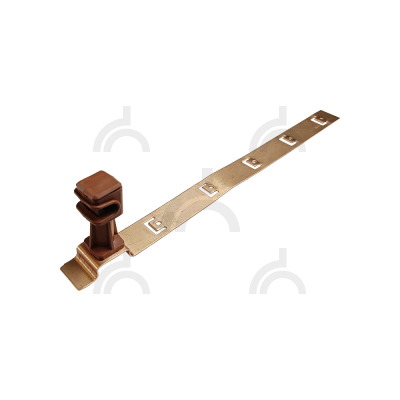 Держатель проводника круглого 6-8 мм для черепичной кровли, медь