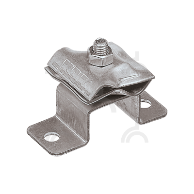 Держатель-зажим соединительный круглого проводника 8-10 мм, оцинк.