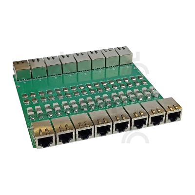 Модуль ЕТН РМ 8/250 RJ/RJ PoE+