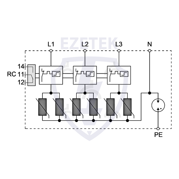 УЗИП ET B 100/320 (3+1)