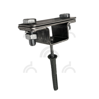 Держатель полосы дюбель-гвоздь, оцинк.