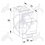 УЗИП EZ B 25/275 (1+0)