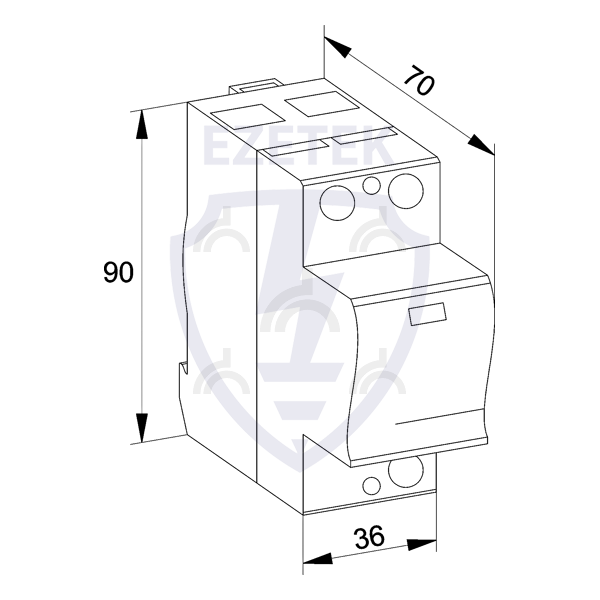 УЗИП EZ B 25/275 (1+0)