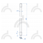 Стержень заземления омедненный 20 мм х 1200 мм