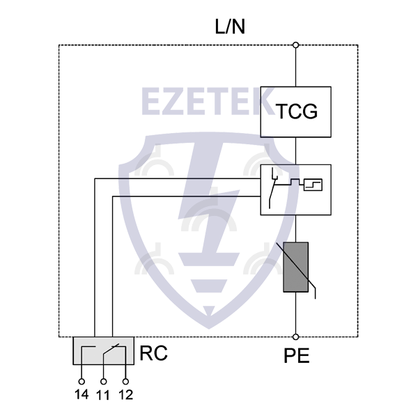 УЗИП EZ B 12.5/150 TCG (1+0)