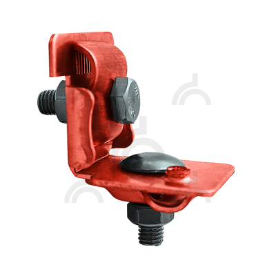 Держатель проводника круглого 6-10 мм для фальца 0.7-8 мм универсальный, медь