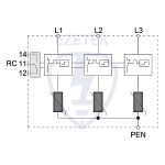 УЗИП ET B 37,5/440 (3+0)