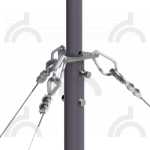 Комплект растяжек для мачты СМТк до 14 метров, 3 яруса