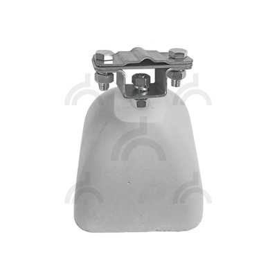 Держатель полоса/пруток для плоской кровли малый, оцинк. с бетоном 1 кг