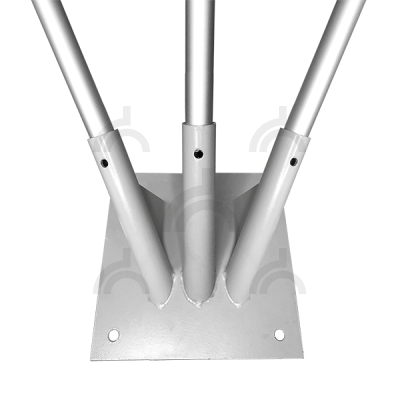 Флагшток - кронштейн тройной