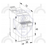 УЗИП EZ C 80/385 (2+0)