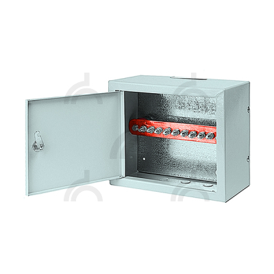 Шкаф шины заземления 10 подключений 250х300х155 мм