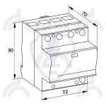 УЗИП ET B 25/275 (1+1) TCG