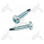 Саморез 6.3 х 32 полусф.гол.сверл. DIN 7504N оц. (пакет 20 шт)