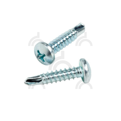 Саморез 6.3 х 60 полусф.гол.сверл. DIN 7504N оц. (пакет 20 шт)