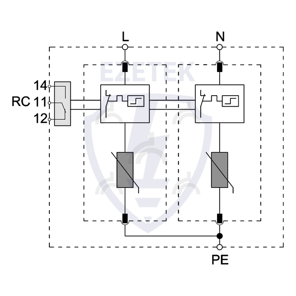 УЗИП EZ C 80/385 (2+0)