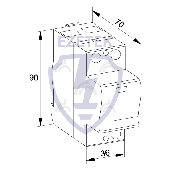 УЗИП EZ B 12.5/150 TCG (1+0)